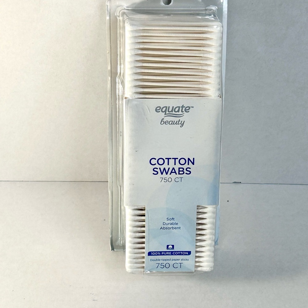 Sealed Equate 100% Pure Cotton Swabs 750 Count